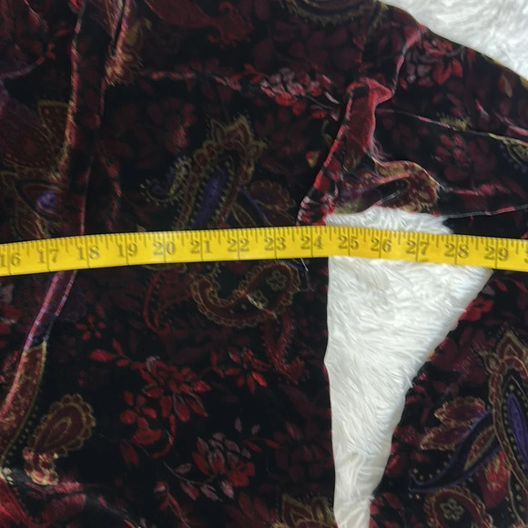 Vintage Bryan Emerson Crushed Velvet Cropped Jacket - Picture 9 of 12